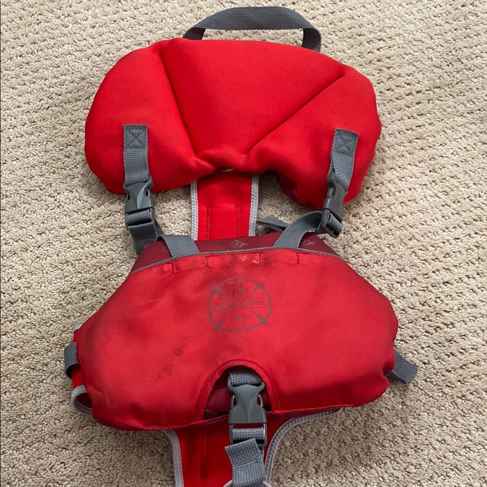 Toddler life vest/ Jacket 9-25 pounds, coast guard approved